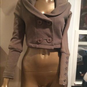 NWT Anthropologie Millard Fillmore crop jacket